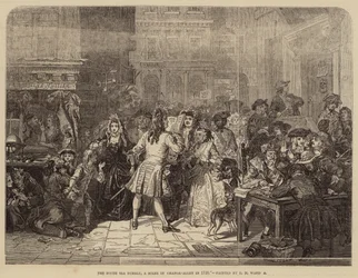 The South Sea Bubble, a Scene in Change-Alley in 1720